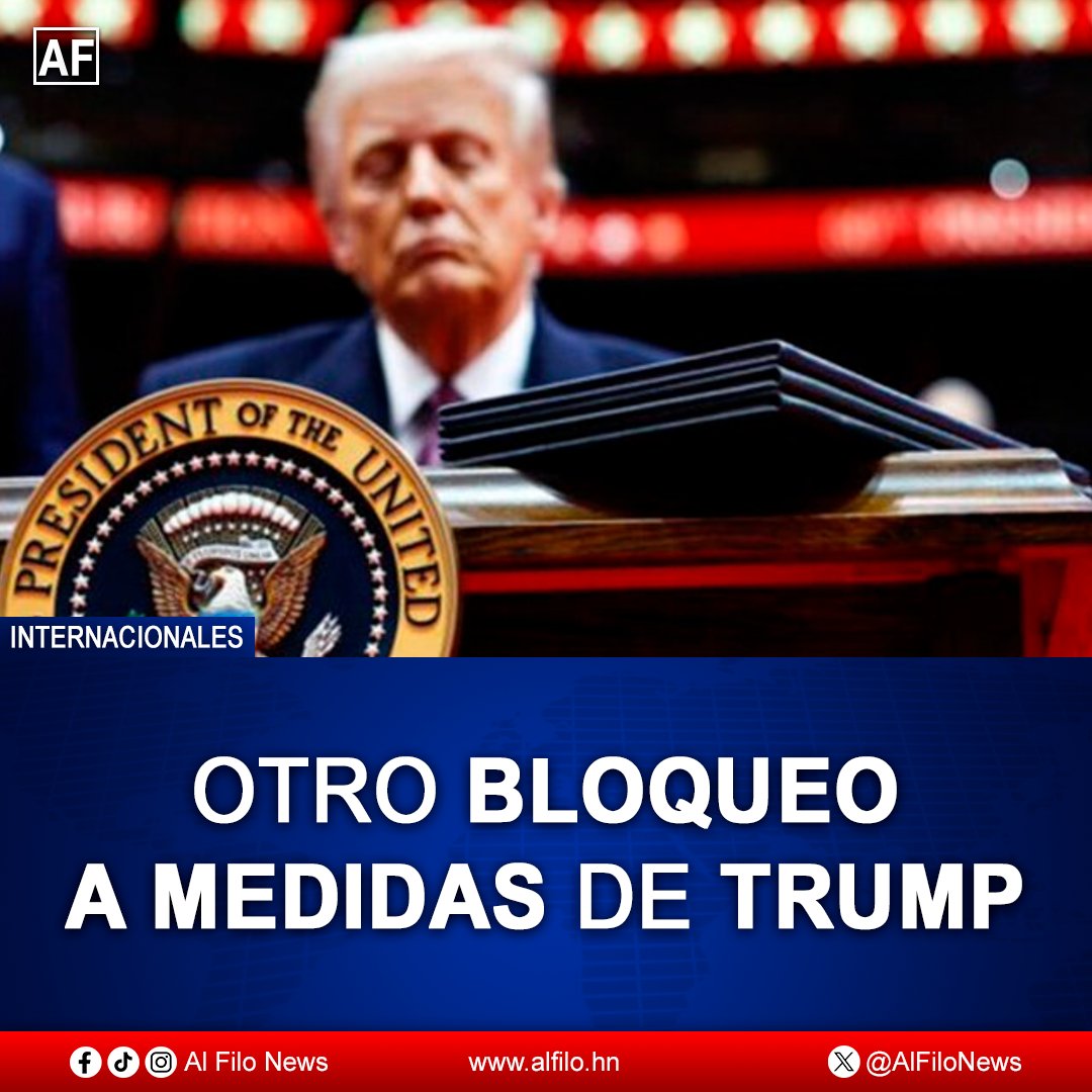 🇺🇸 | Un juez federal bloqueó temporalmente la oferta de renuncia con indemnización impulsada por #Trump para empleados federales. La medida queda suspendida hasta nueva audiencia, mientras sindicatos denuncian falta de información.

Entérese aquí: alfilo.hn/otro-bloqueo-a…