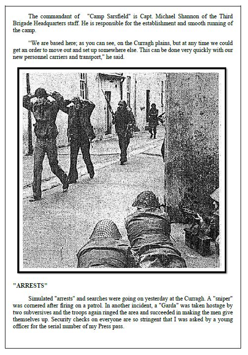 curraghhistory's tweet image. In September 1973, at the height of the Northern Ireland troubles, British Prime Minister Edward Heath flew into Baldonnel Aerodrome. Prior to his visit a large scale military exercise, code-named “Mainstay” took place at the Curragh Camp.
curragh.info/archives/ExMai…