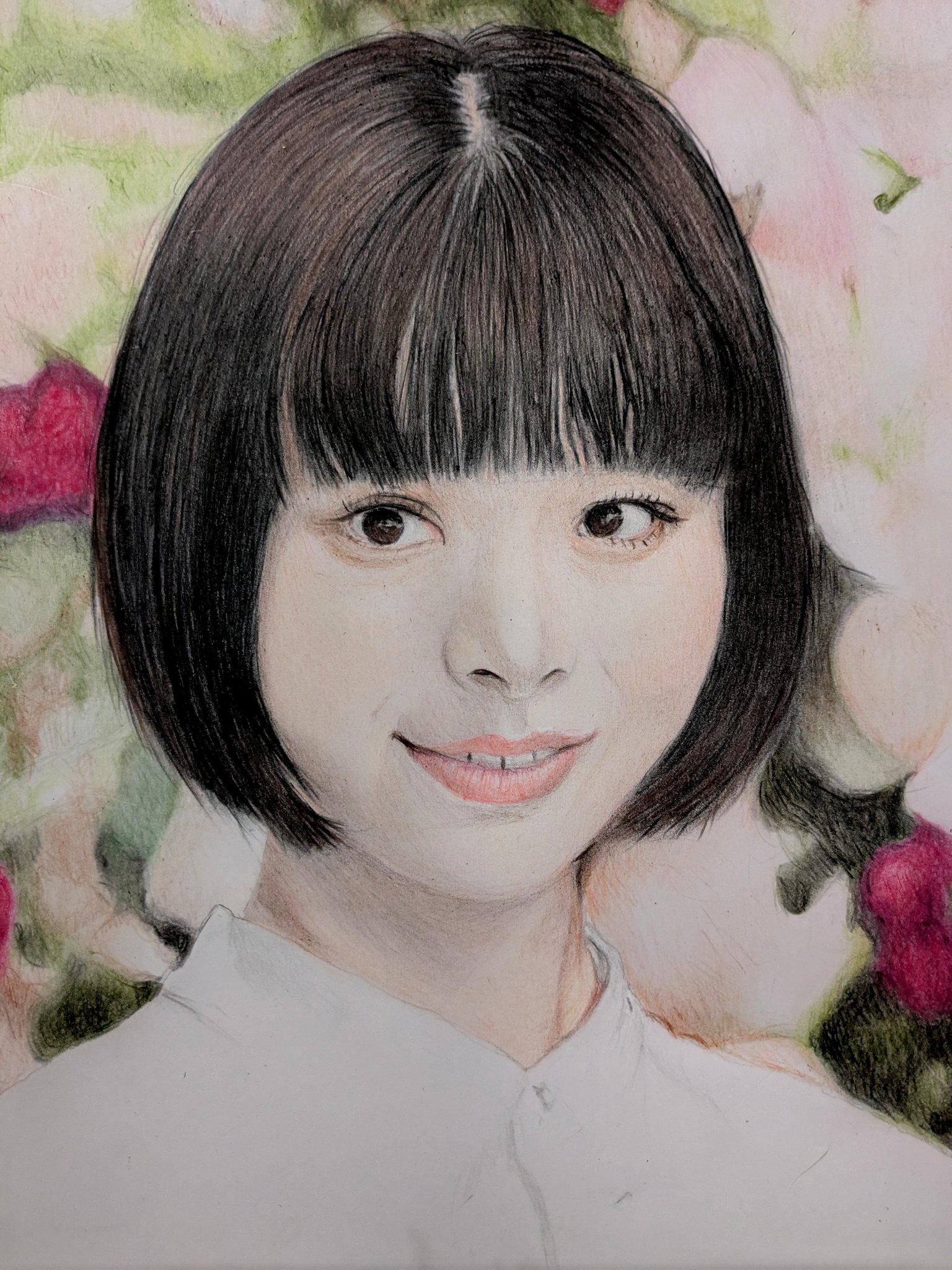 色鉛筆画 「孫は可愛いな」 【公式通販】