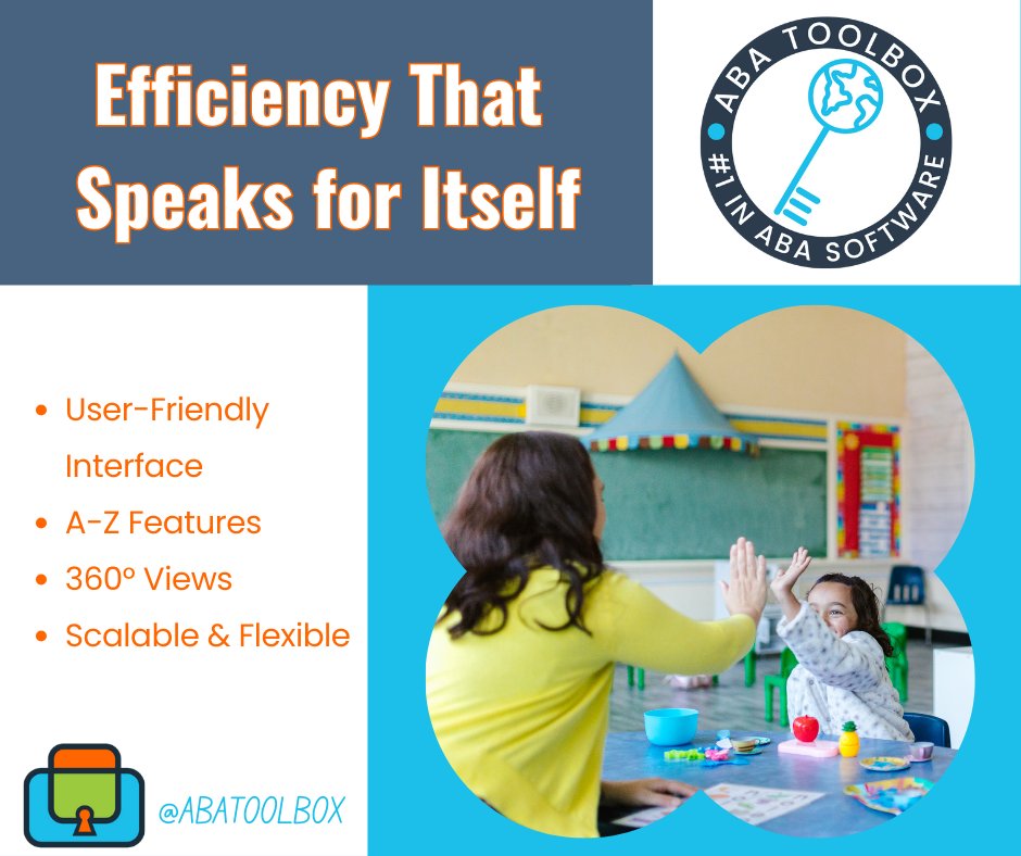 ABAToolbox's tweet image. Helping children with special needs reach their fullest potential starts with giving educators and therapists the right tools. Because when professionals thrive, so do the children they serve. 💙
#ABAToolsThatWork #EmpoweringSuccess #SPEDTECH #SpecialEducation #ABATherapy
