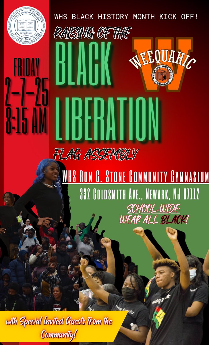 🔴⚫️🟢✊🏾 be there!!!!!