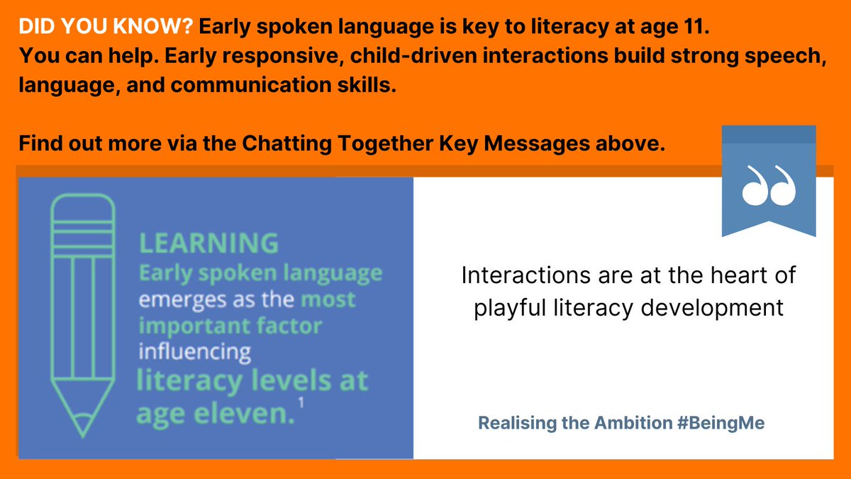 ES Team ELC (@esteamelc) on Twitter photo Early language and communication series:
Find out more about Chatting Together to nurture early communication: tinyurl.com/9mt53yp4
<a href="/rcsltscot/">RCSLT Scotland</a> <a href="/earlyyearsscot/">Early Years Scotland</a> <a href="/NHS_Education/">NHS Education for Scotland (NES)</a> Early language and communication series:
Find out more about Chatting Together to nurture early communication: tinyurl.com/9mt53yp4
<a href="/rcsltscot/">RCSLT Scotland</a> <a href="/earlyyearsscot/">Early Years Scotland</a> <a href="/NHS_Education/">NHS Education for Scotland (NES)</a>