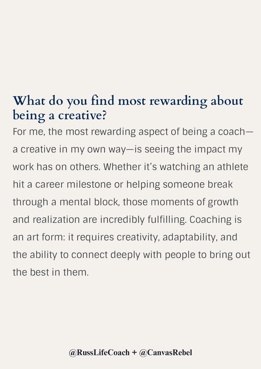 Coaching is more than just skills, it’s about connection, resilience, and growth. ⚾💡 

Had the chance to dive deep with CanvasRebel on my journey in baseball and life coaching. From embracing failure to building confidence, it’s all about pushing limits and unlocking potential.