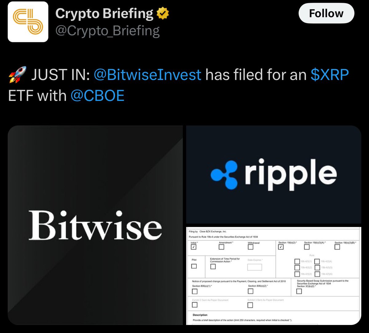 Mr_Xoom's tweet image. 3 XRP ETFs filed in the past hour…