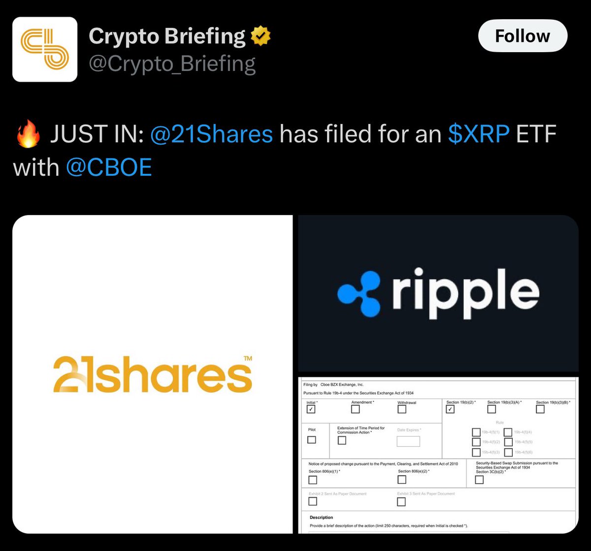 Mr_Xoom's tweet image. 3 XRP ETFs filed in the past hour…