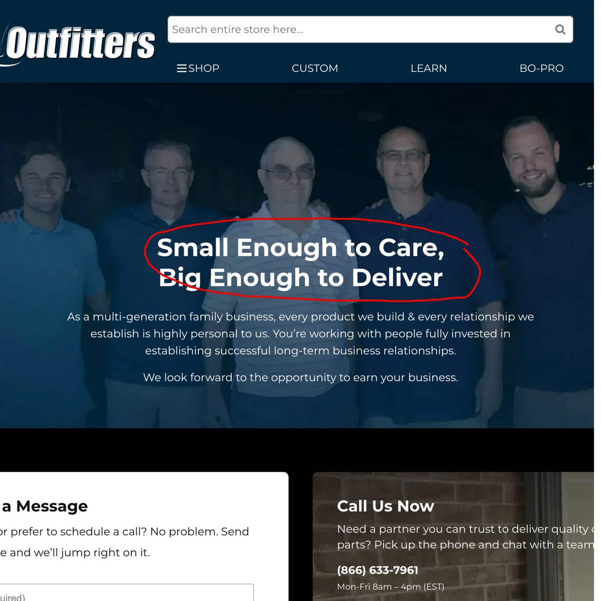 Brilliant headline + I love the background multi-generational photo.