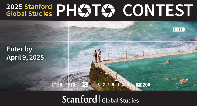 ✨📸The annual Stanford Global Studies Photo Contest is now open for submissions! Open to students, faculty, staff, visiting scholars, and postdocs affiliated with SGS! Enter for a chance to win cash and other prizes.

Enter your photos by April 9⤵️
sgs.stanford.edu/news-events/st…