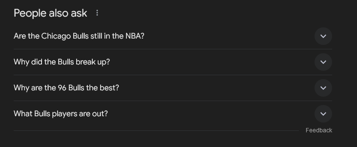 getoutofdepth's tweet image. When I google for @chicagobulls news, google shows this as some of the top related searches. People are wondering if the Bulls really even exist right now.😭