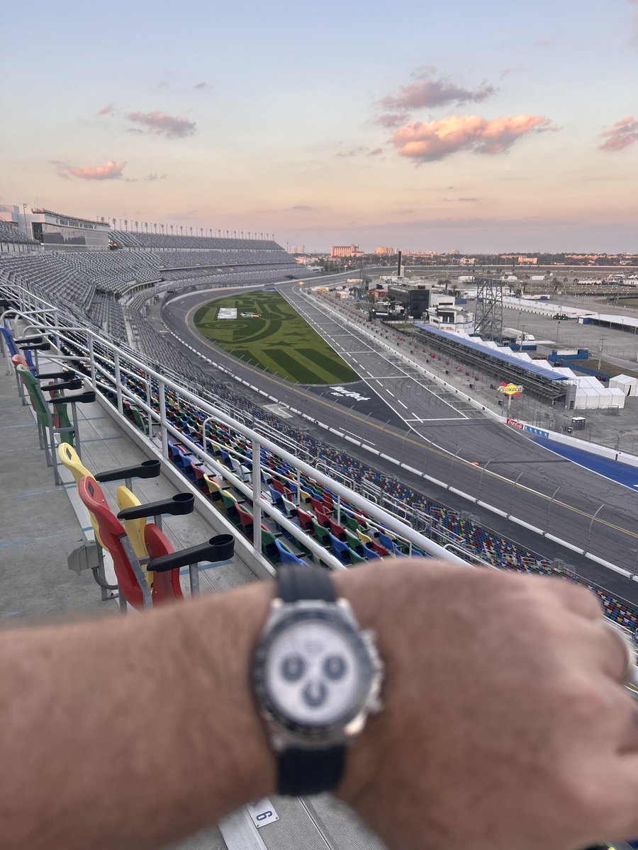 The calm before the storm. It’s almost time. #daytona500