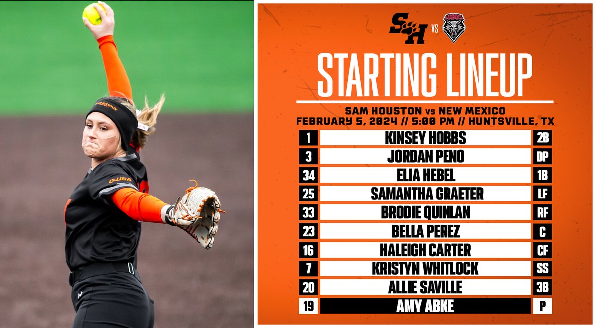 First lineup of the season‼️

#EatEmUpKats
