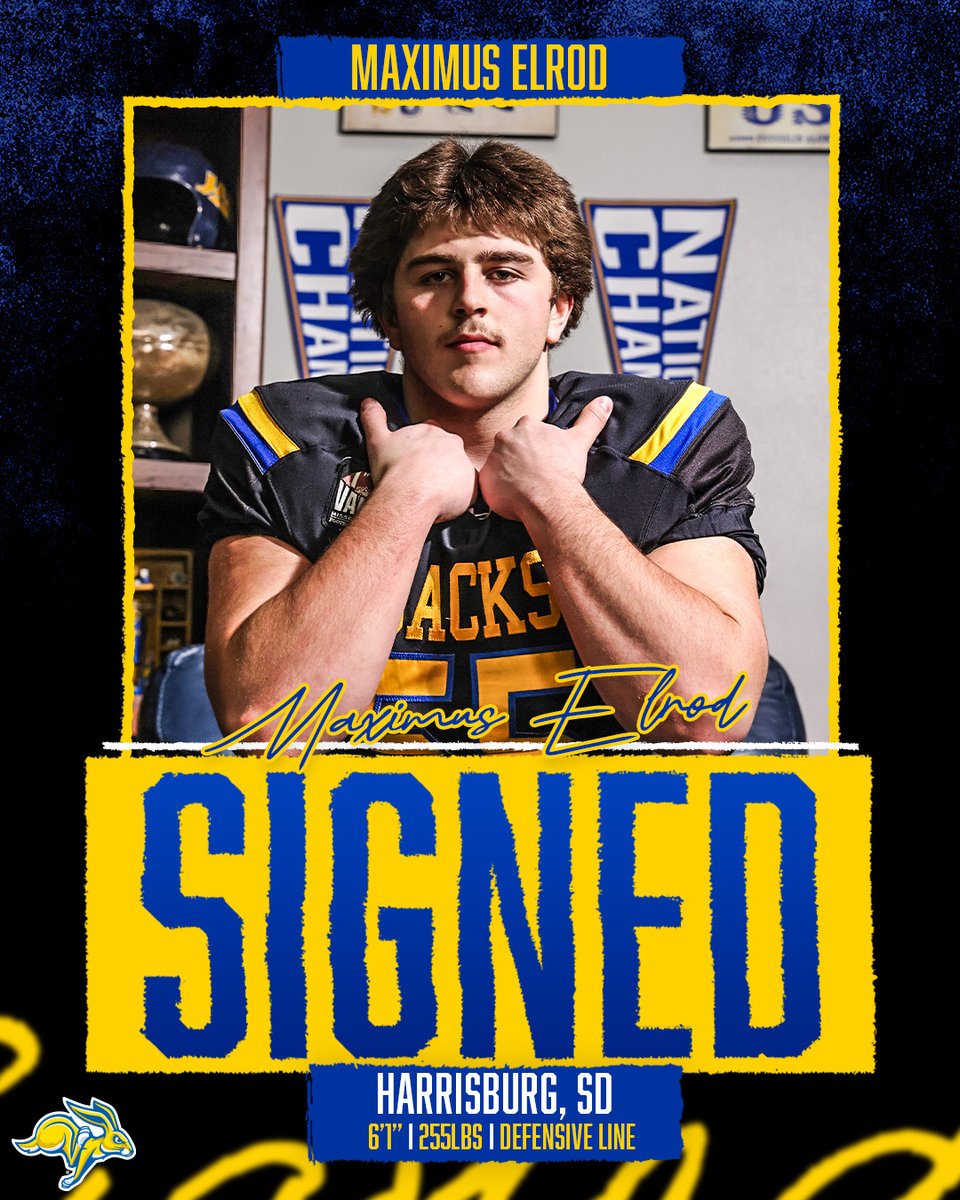 Welcome Home, <a href="/elrod_max/">Max Elrod</a> 🟡🔵

#GoJacks🐰🏈