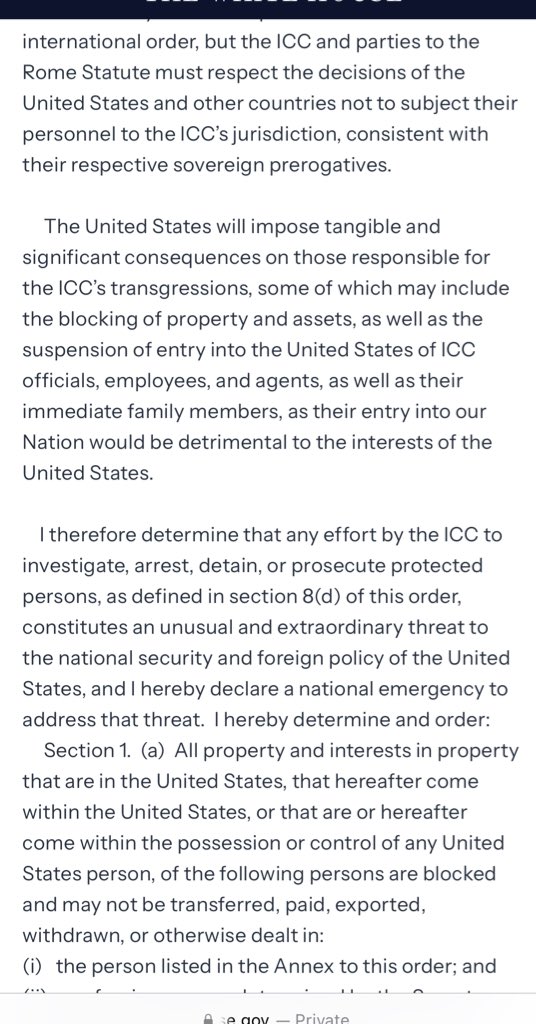 Trump Litterally declaring a national emergency just to protect a war criminal
