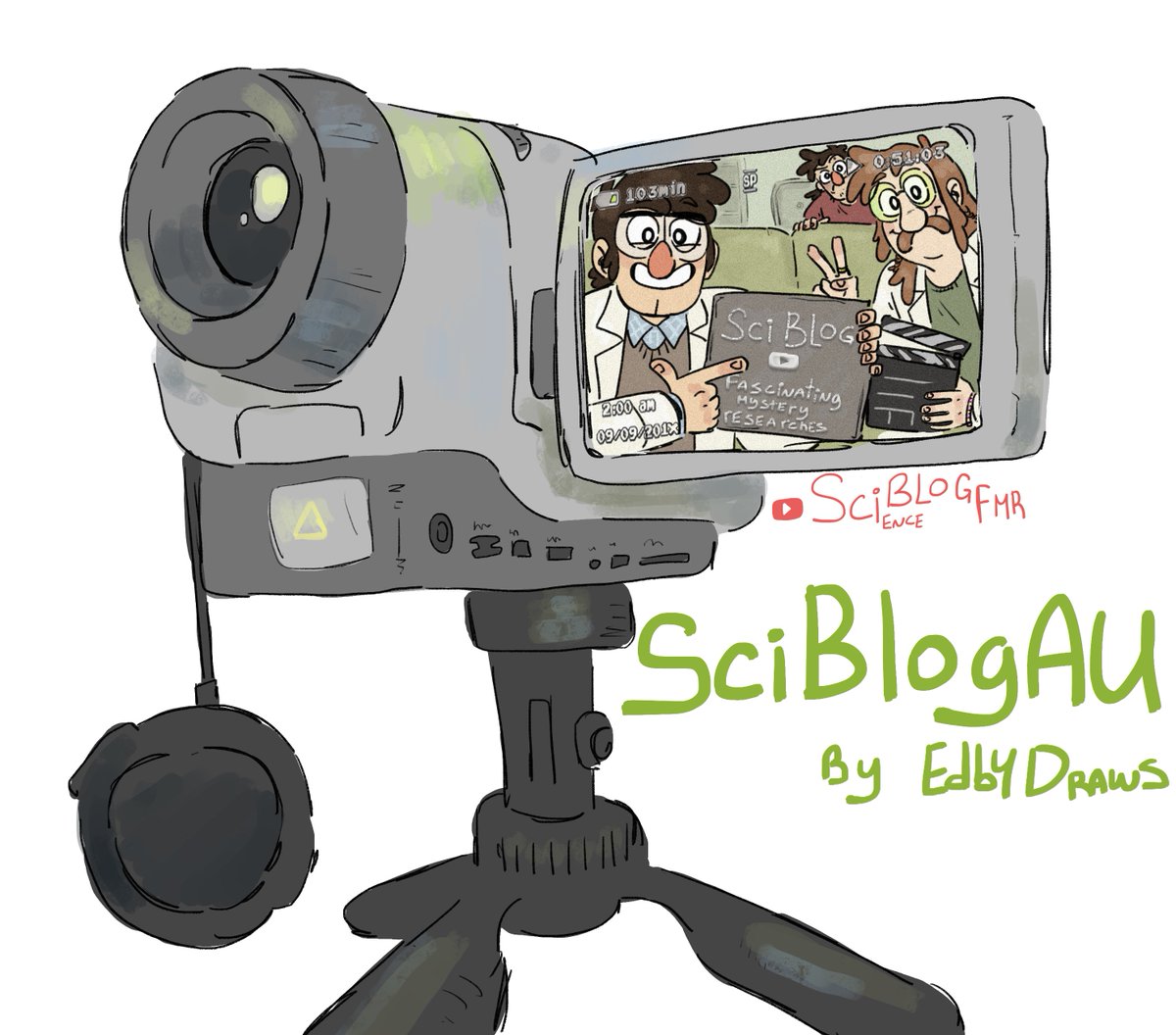 EdbyDraws's tweet image. A new #SciBlogAU I just made
There&apos;s some kind of poster
#GravityFalls #MysteryTrio #StanfordPines #StanleyPines #FiddlefordMcGucket