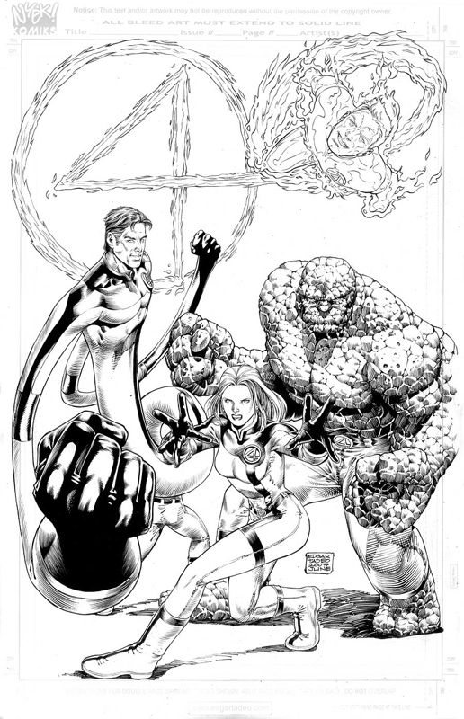 iamluke85's tweet photo. #fantasticfour artwork by #EdTadeo https://t.co/pfh57TocHx