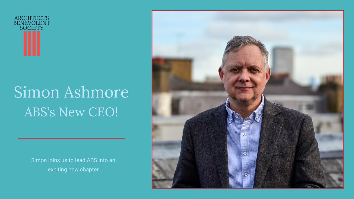 We are thrilled to announce the appointment of Simon Ashmore as the new CEO of Architects Benevolent Society!  
Simon’s extensive experience, strategic vision, and passion will be invaluable in supporting our architectural community.  
Join us in giving Simon a warm welcome!