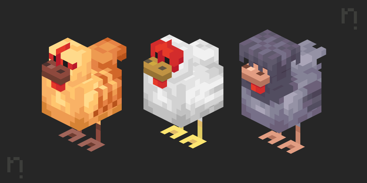 Ninnih_'s tweet photo. Now with variants

#Minecraft https://t.co/kldI3e6xz0