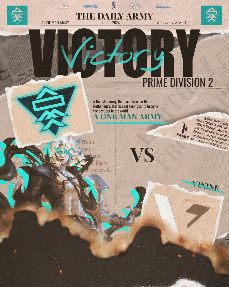 We claim a dominant victory in <a href="/PrimeLeague/">Die Techniker Prime League</a> Division 2🫡

<a href="/VININEoffiziell/">VININE</a> couldn't handle our fiery passion🔥 

#SecondToNone #WeMarch #Vic #LeagueOfLegends
