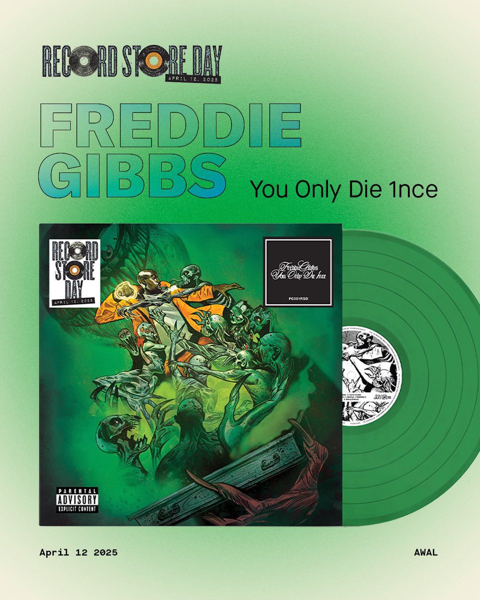 🚨 RSD First Look Freddie Gibbs - You Only Die 1nce RSD First