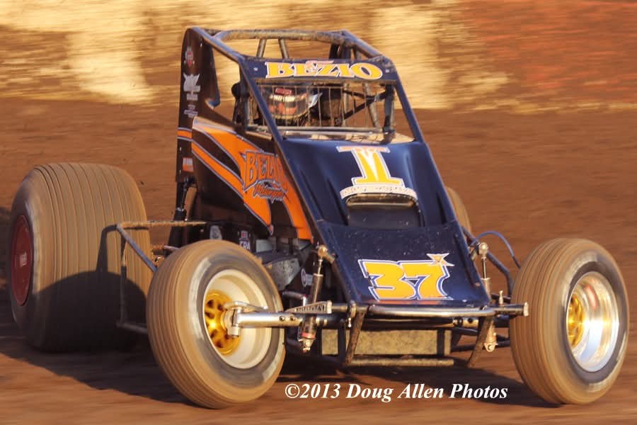 USAC_CRA's tweet photo. BY THE NUMBERS: David Bezio in his #37X at Perris Auto Speedway on September 14, 2013. Photo by Doug Allen. https://t.co/kEj2mzM3s1