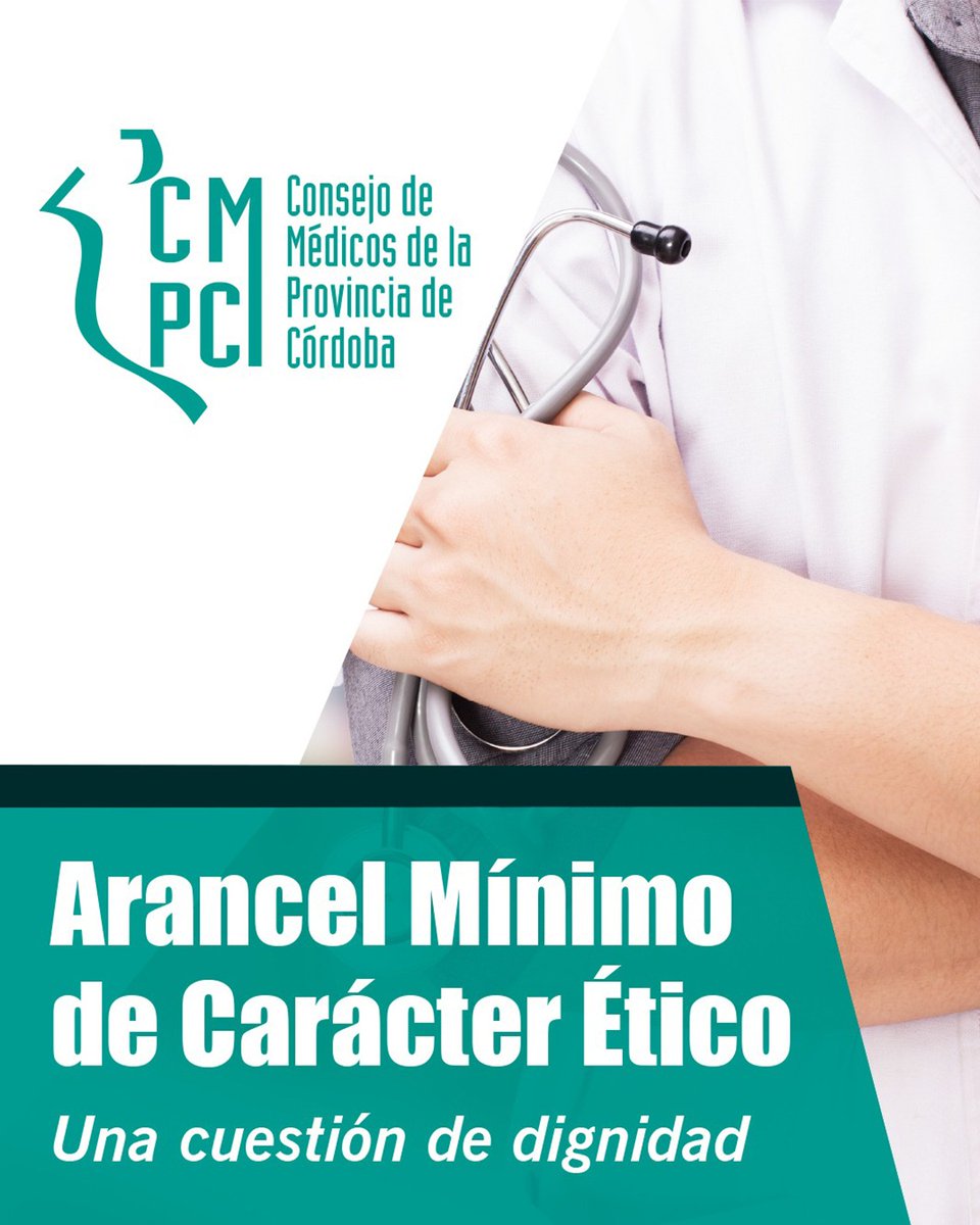CMPCBA's tweet photo. La Junta Directiva del Consejo Médico de la Provincia de Córdoba determinó los nuevos valores de los honorarios médicos. Los mismos rigen a partir del 1º de febrero de 2025.

Defiéndalo con unidad, solidaridad y organización.

#ConsejoMédicoDeCórdoba #CMPC #ArancelesÉticosCMPC https://t.co/2FhNOQd2S3