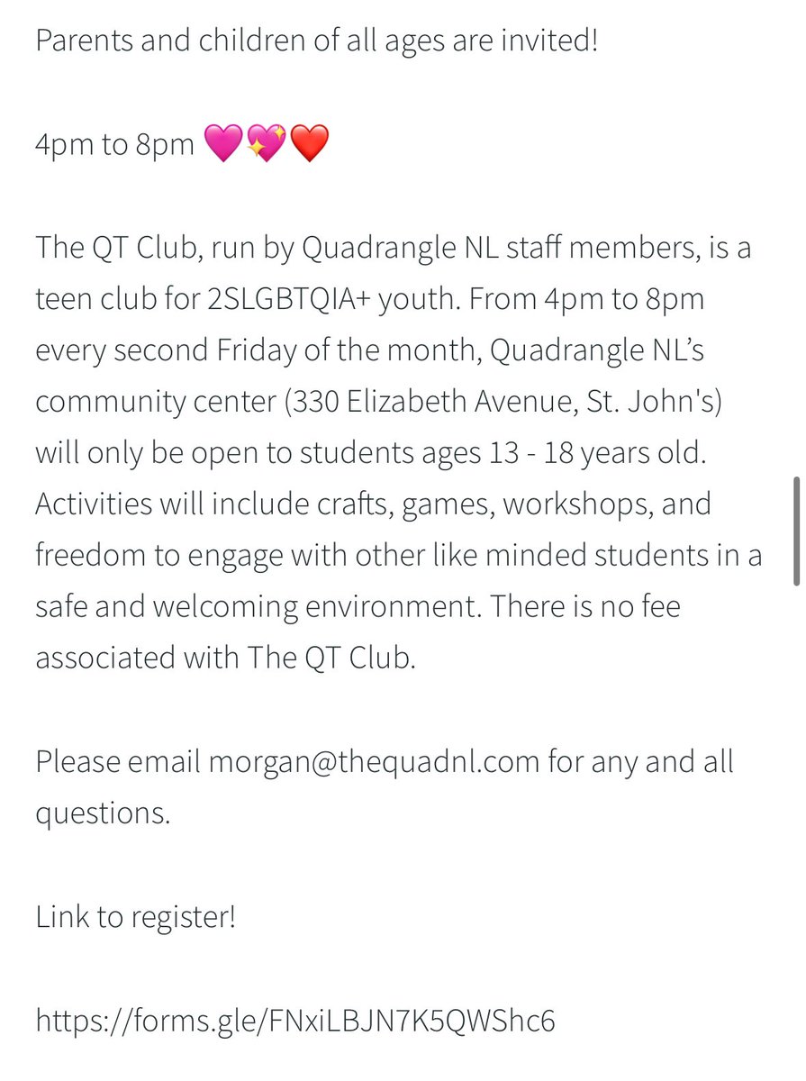 SKH_GSA's tweet photo. @TheQuadNL QT Club Teen Valentines’s Party tomorrow Feb 7. 🏳️‍🌈🩷❤️🧡💛💚🩵💙💜🏳️‍⚧️

Details and registration link below: https://t.co/Y6EtPDB1vQ

@skhmavericks https://t.co/8YGEe8rOwP