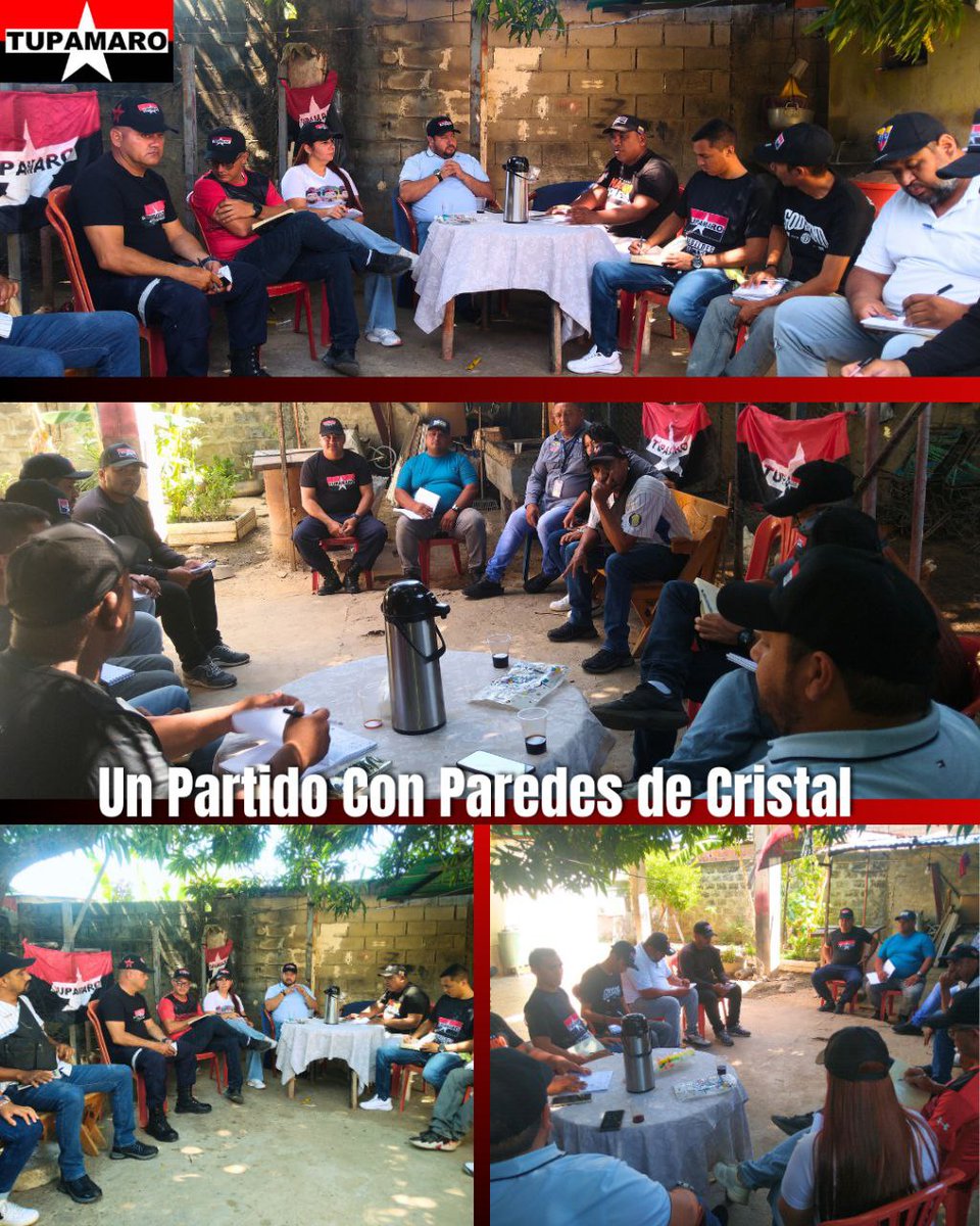 ❤️🖤Un Partido Con Paredes De Cristal 
En el marco de la Comuna  y Fortalecimiento Económico nuestro hermano  <a href="/WBenavides_MRT/">Williams Benavides</a> Secretario General Nacional y otros camaradas de la Dirección Nacional sostuvieron una reunión con la Dirección Regional  del Estado Apure.
<a href="/NicolasMaduro/">Nicolás Maduro</a>