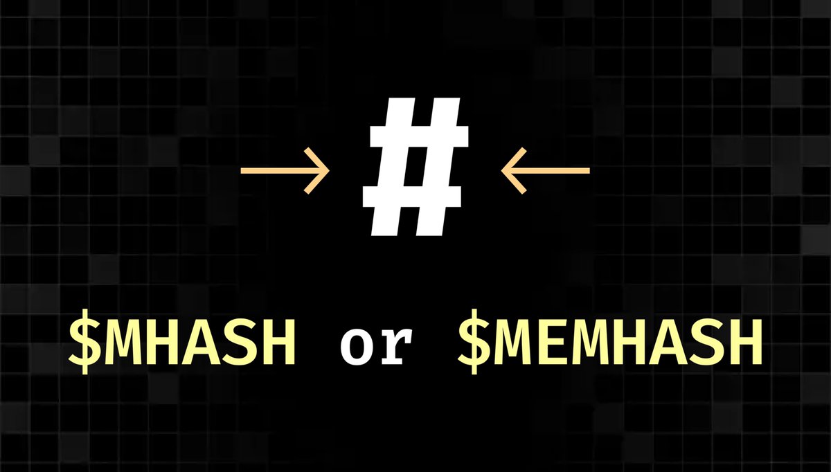 New DAO Vote: #Memhash Ticker

A critical DAO vote is now live to determine the official ticker for our token.

$MHASH or $MEMHASH

This decision is an important step in the project’s development, and we appreciate your participation. We encourage all DAO members to take part in