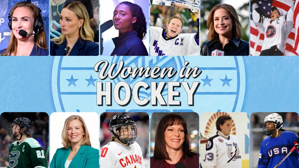 To celebrate National Girls &amp; Women in Sports Day, ESPN Front Row caught up with #NHL on ESPN content associates Katy Gibralter, Heather Bacon &amp; Mikayla Rubin for more on Thursday's 'Women in Hockey' night across ESPN platforms

Read: bit.ly/4jQnuF8 | #NGWSD