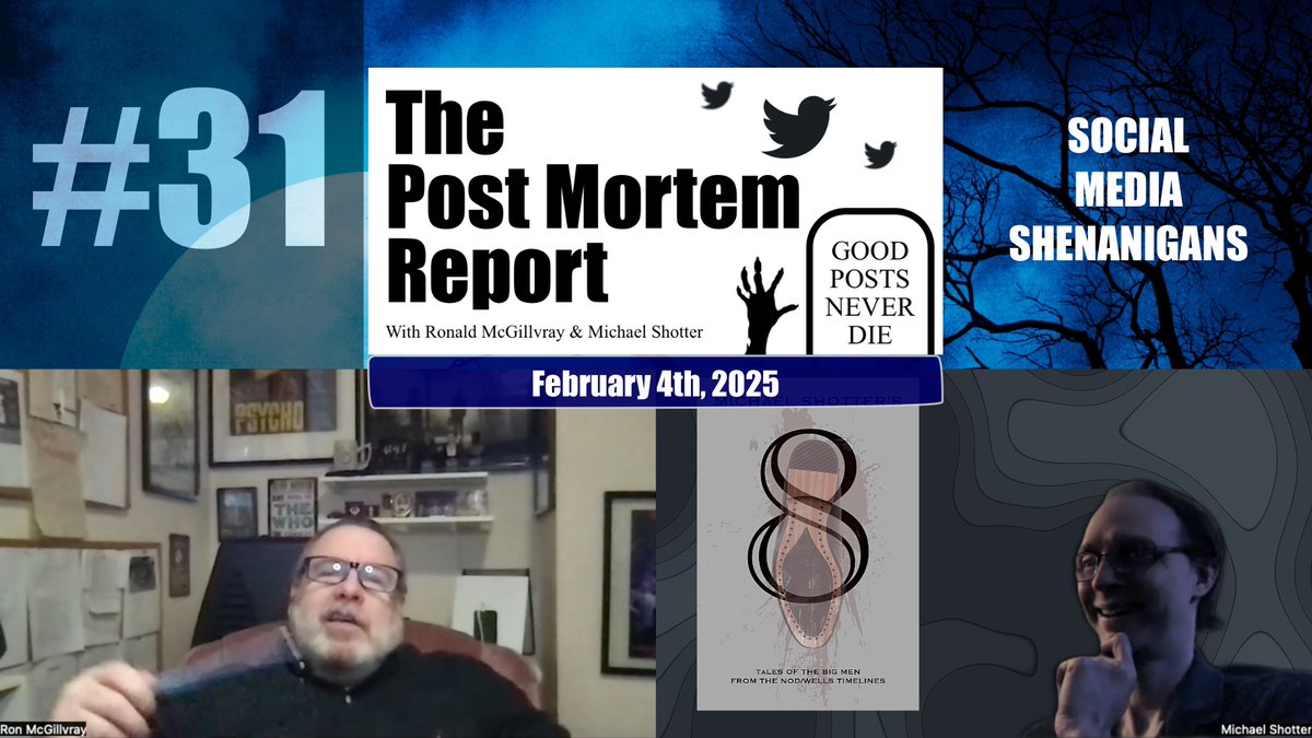 thepostmortemRT's tweet image. ICYMI: In our latest episode, we discuss a featured post by @natehendley and take a deep dive into social media via our latest "The Writer's Life" topic.
YouTube: youtu.be/Y6nsv25PbtM?si…
Spotify: open.spotify.com/episode/7ajOeX…
#video #podcast #authorcast #booktube #authortube #ICYMI