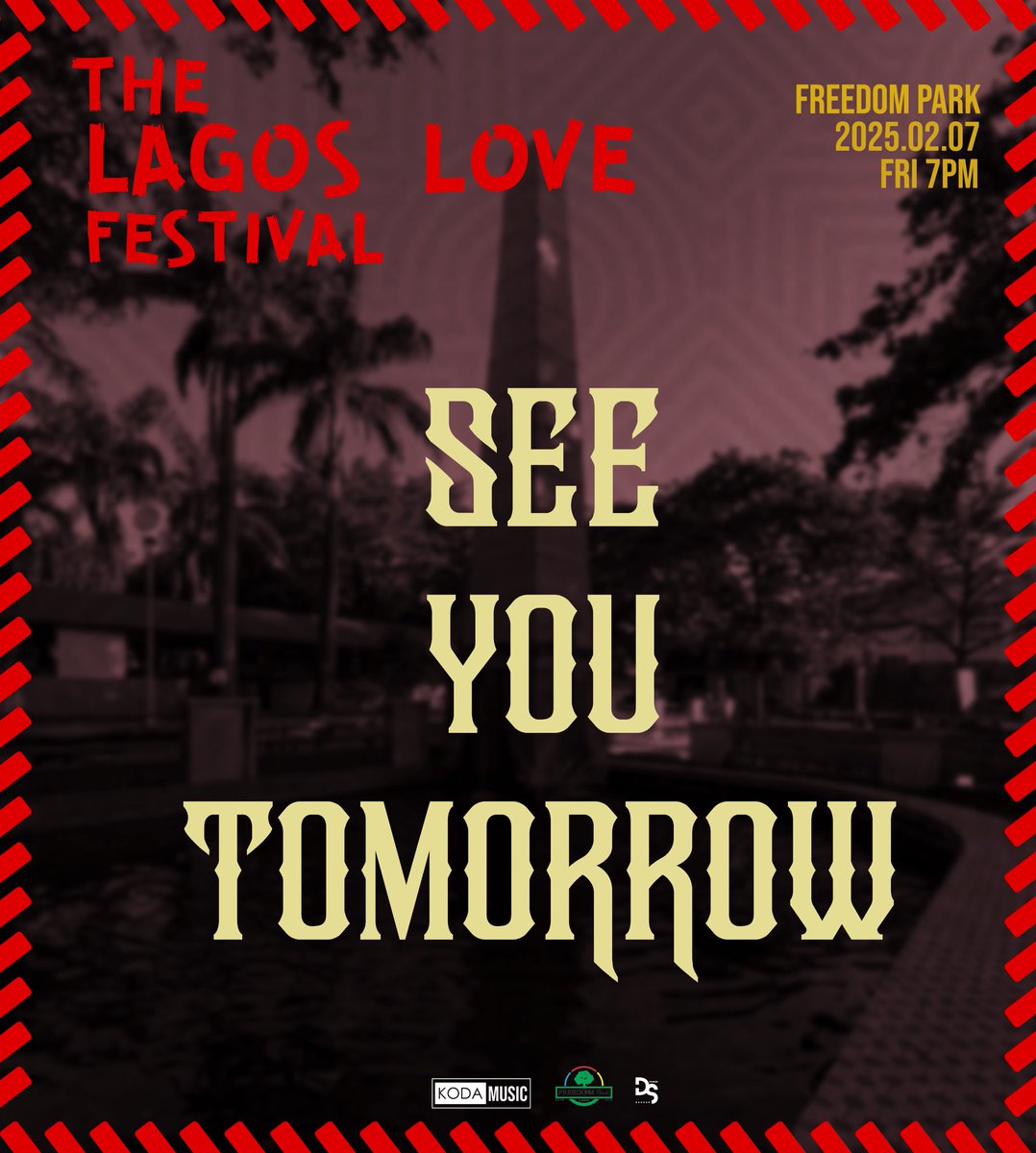 Are you ready for Lagos Love Festival???

Don’t forget to secure your spot by getting your ticket through tix.africa/discover/llf1

See you tomorrow!

#LagosLoveFestival 
#AJourneyOfLove