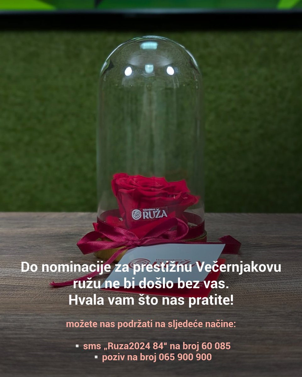 Hvala ❤️

P.S. glasanje traje do 4. travnja