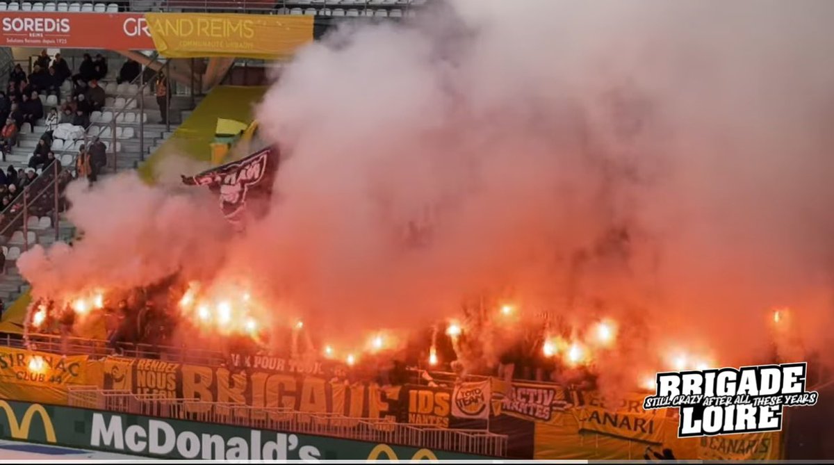 Stade de Reims - FCN (02/02/2025) - Brigade Loire (brigadeloire.fr) : youtu.be/zAw5UPSoNWo?si…