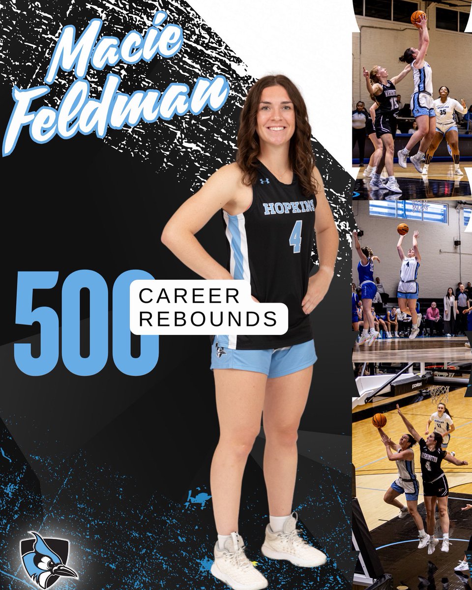Johns Hopkins Women’s Basketball (@jhuwbb) on Twitter photo Congrats to Michaela and Macie on securing their 500th career rebound in yesterday’s win! Congrats to Michaela and Macie on securing their 500th career rebound in yesterday’s win!