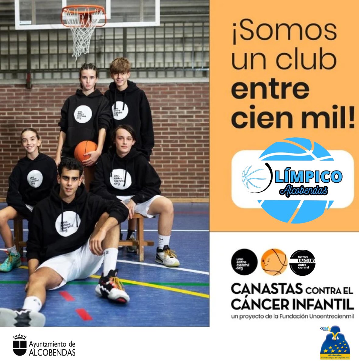 🎗️¡SOMOS UN CLUB ENTRE CIEN MIL!🎗️
Una vez más, nos sumamos a la genial iniciativa de <a href="/unoentrecienmil/">unoentrecienmil</a> para luchar juntos contra el cáncer infantil.

Informamos que los partidos que se jueguen durante la jornada del 15 de Febrero y 16 de Febrero, serán solidarios.