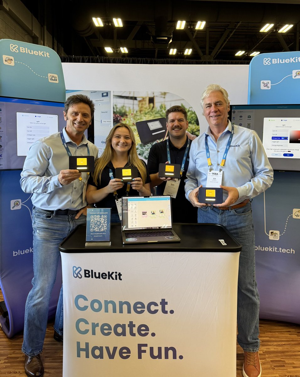 😃 Smiles all around for the incredible time we had at #TCEA2025 🥳

A huge thank you to everyone who stopped by our booth—your enthusiasm and curiosity made this experience unforgettable! Until next time, #TCEA 💙

➡️ Stay connected with BlueKit: linktr.ee/bluekit