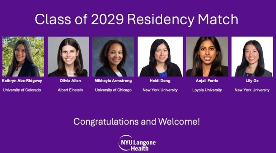We are pleased to announce our newest residency class! 👁️ #classof2029 Congratulations and welcome!