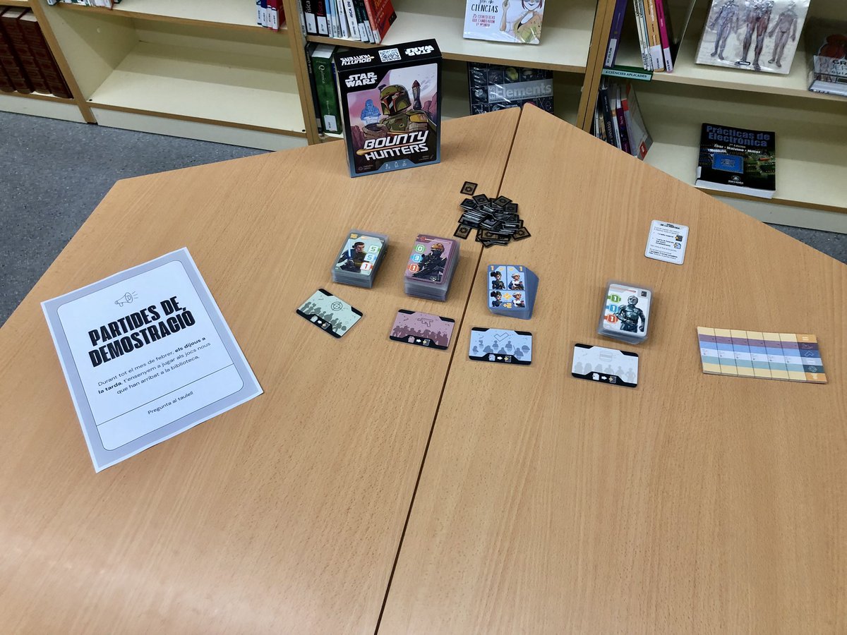 BIBimroig's tweet photo. Durant tot el mes de febrer, els dijous a la tarda estarem fent partides de mostra per ensenyar a l’alumnat a com jugar als jocs nous que han entrat a ma biblioteca per Nadal. 

#BibliotecaEscolar https://t.co/pLdmDYBmFM