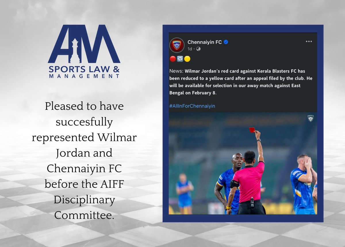 Having been a cricket player in the 90's and early 2000's, I rarely ever followed football. As a sports lawyer, I have often joked with friends that watching football is a professional hazard. Glad to have learnt a thing or two over the last decade.