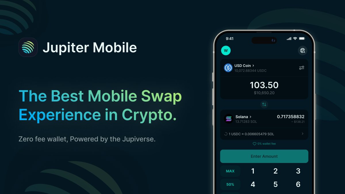 FSatyr's tweet photo. Why @jup_mobile is the best mobile wallet โ
1โฃ 0% Fee ๐ฅ
2โฃ Fastest swaps with Ultra mode ๐
3โฃ Fastest Wallet browser I have ever seen (3x faster than Phantom) ๐คฏ
4โฃ Magic scan - You can scan literally anything about crypto ๐
#JUP #Jupiter #JUPWallet #Sol #Solana #crypto #blockchain #cryptowallet