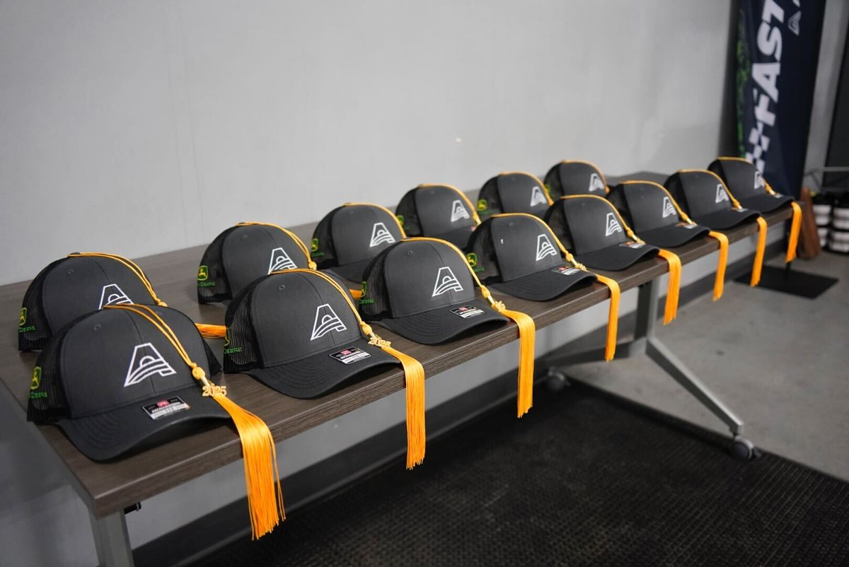 Today, fourteen new technicians graduated from the AKRS FastTrack apprentice program. These new graduates will be joining our team across 27 AKRS stores to support farmers and ranchers around the Midwest. 🎓 #AKRS #FastTrack #AgTech #NextGen