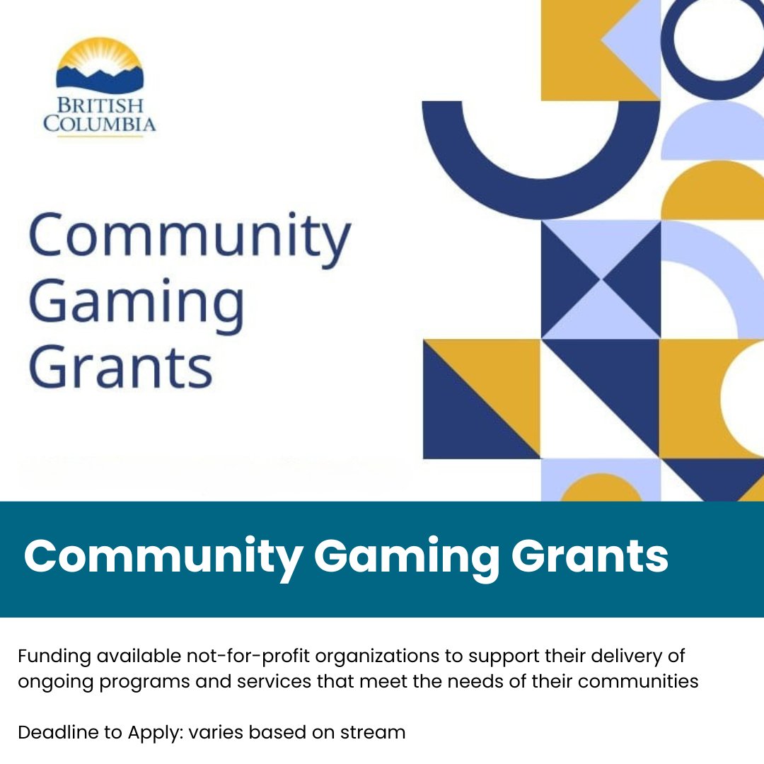 Funding Opportunities:

🍃 Outdoor Recreation Fund of BC heyor.ca/4qwMbM
💞Participatory Grantmaking Initiative heyor.ca/pQSZPl
🫂Community Gaming Grants heyor.ca/9qsuec

#funding #economicdevelopment #communitybuilding