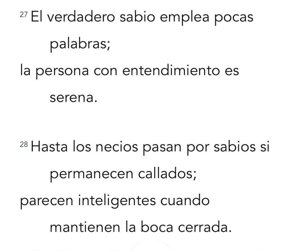 Muchas veces el silencio es la mejor respuesta.