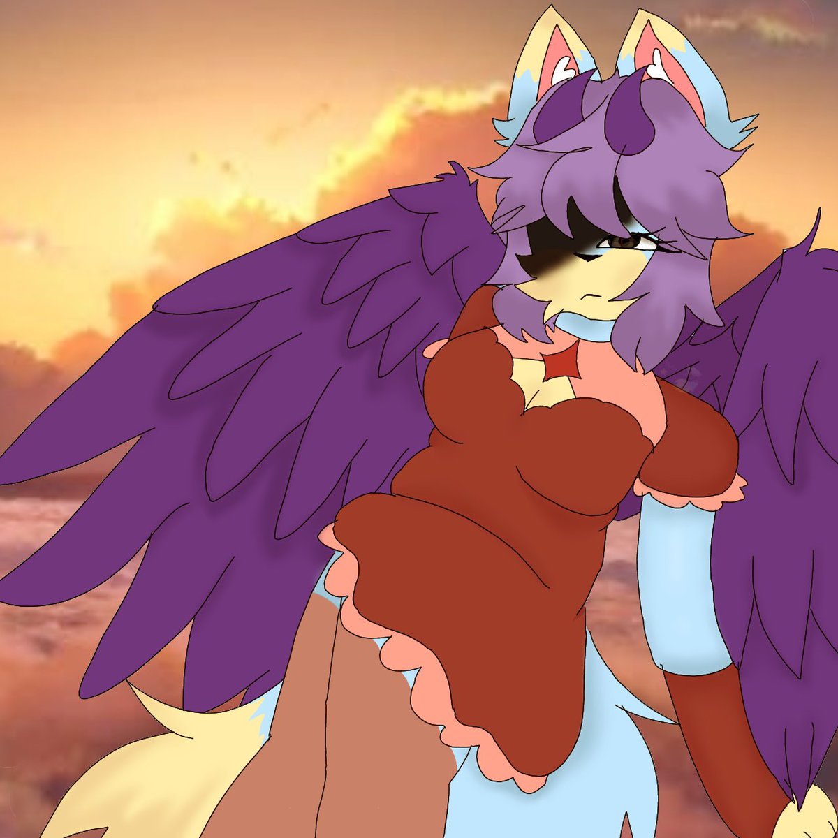minty_snowhound's tweet image. Random drawing of my oc I made 
#ocart #art