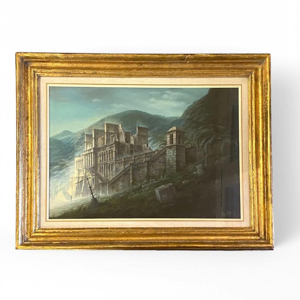 ✨⭐️Star Lot⭐️✨

Felix Kelly (New Zealand, 1914 - 1994) Sans Souci, Black Emperor's Palace, Haiti Oil on board, Signed l.r 44cm by 61cm Provenance: From the estate of a private collector.

£1500-2500

#antiquesandcollectables
 #auctioneers #auctioneer #auctionhouse #collectables