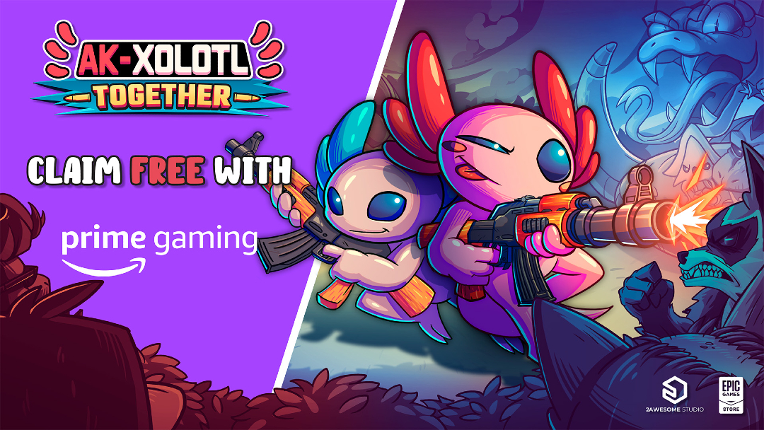 AK-xolotl (@akxolotl_game) on Twitter photo Hello Pond Residents & Prime Members! 🐸
AK-Xolotl Together is now available for free on <a href="/primegaming/">Prime Gaming</a>! 👑
Claim your free copy and tell your friends to play together at the pond!
🔗gaming.amazon.com
#AmazonPrime #PrimeGaming #indiegame Hello Pond Residents & Prime Members! 🐸
AK-Xolotl Together is now available for free on <a href="/primegaming/">Prime Gaming</a>! 👑
Claim your free copy and tell your friends to play together at the pond!
🔗gaming.amazon.com
#AmazonPrime #PrimeGaming #indiegame