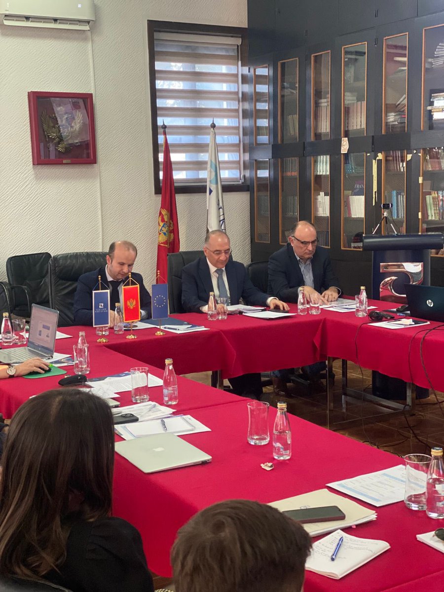 DurresPort's tweet photo. @DurresPort is committed to digital transformation!During a meeting in Bar, Montenegro, @DurresPort reaffirmed its dedication to modernizing port management systems as part of the SA Connectivity project, funded by IPA South Adriatic....=> https://t.co/YCHrvXyrFQ