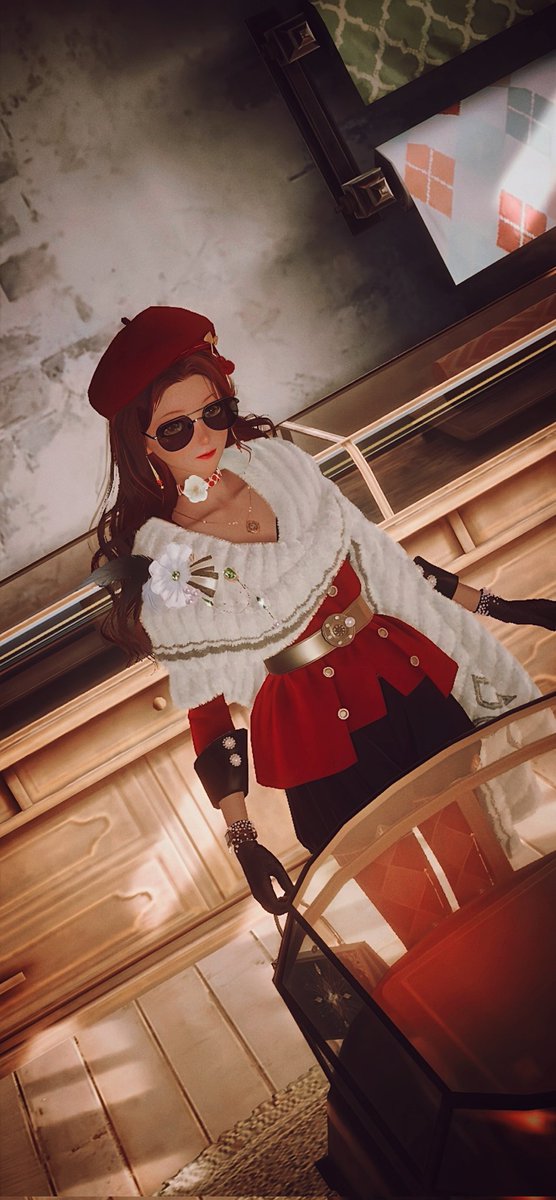 rosaureacosplay's tweet photo. My take on this week's #NikkiStylingChallenge by @nikkichallenge ❤️ Classy Nikki on a shopping trip😎 #InfinityNikki #StylingChallenge #VirtualPhotography #VirtualFashion #Fashionista https://t.co/Y4Vs6gX3RD