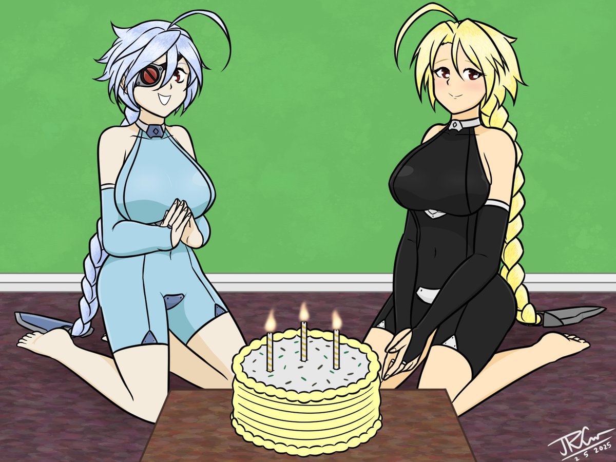 JDAlbum's tweet photo. Art for @/assassin17x celebrating with Nu and Lambda from Blazblue (source) #February #Day6 2025 #Blazblue #CalamityTrigger #ContinuumShift #Chronophantasma #Centralfiction #Nu13 #Lambda11 #Murakumo #jdarts #clean
https://t.co/1z1cXjnnR3 https://t.co/01xKSJlbp0