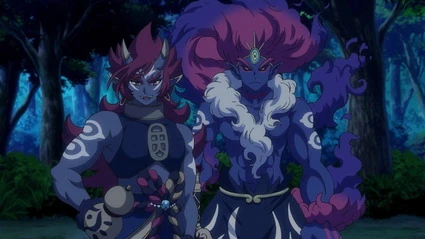 samuraisusanoo's tweet photo. fun fact: Shutendoji and Douketsu from Yo-kai Watch Shadowside are voiced by Koji Yusa and Toshiyuki Morikawa respectively, meaning they are voiced by Sonic Adventure 2 and Sonic movie 3 Shadow respectively https://t.co/iJOdsGa0ao