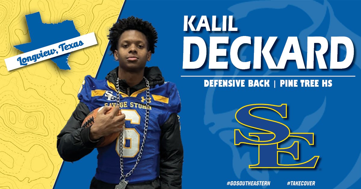 Southeastern Athletics (@gosoutheastern) on Twitter photo Welcome <a href="/Kalil_D_/">Kalil Deckard</a> to the Savage Storm family!
🎥 tinyurl.com/bdbw8c8n
<a href="/SavageStormFB/">Savage Storm Football</a>
#GoSoutheastern | #TakeCover | #NSD2025 Welcome <a href="/Kalil_D_/">Kalil Deckard</a> to the Savage Storm family!
🎥 tinyurl.com/bdbw8c8n
<a href="/SavageStormFB/">Savage Storm Football</a>
#GoSoutheastern | #TakeCover | #NSD2025